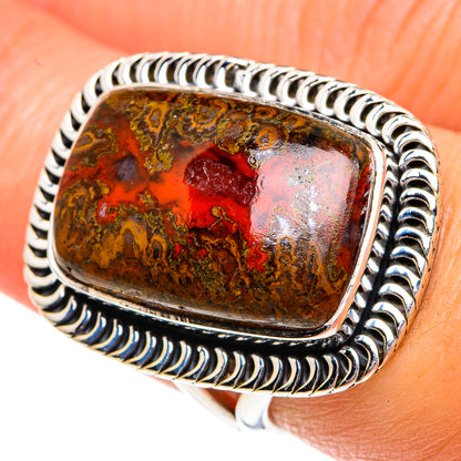 Ocean Jasper Rings handcrafted by Ana Silver Co - RING82683