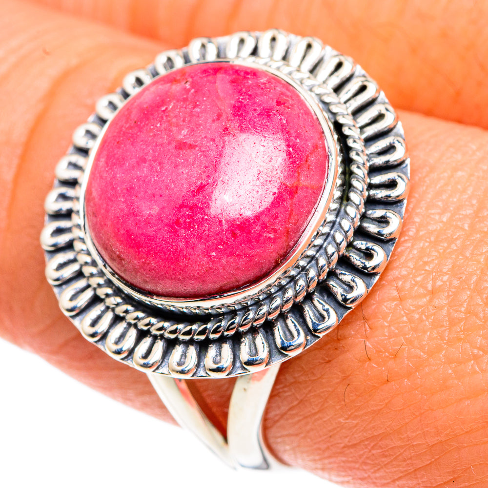 Rhodochrosite Rings handcrafted by Ana Silver Co - RING82684