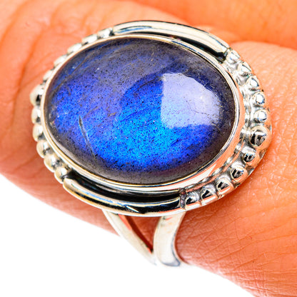 Labradorite Rings handcrafted by Ana Silver Co - RING82700
