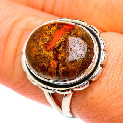 Moroccan Agate Rings handcrafted by Ana Silver Co - RING82713