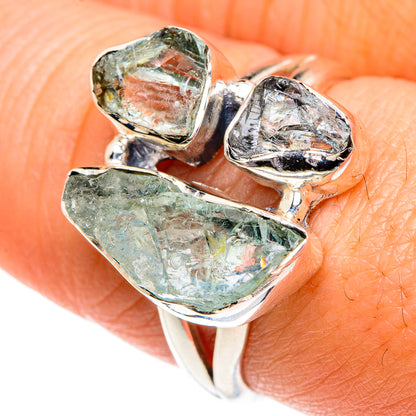 Aquamarine Rings handcrafted by Ana Silver Co - RING82731