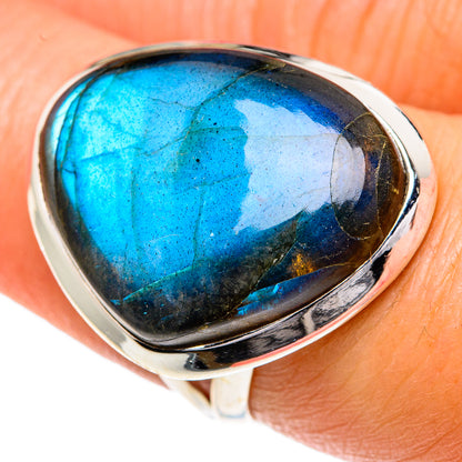 Labradorite Rings handcrafted by Ana Silver Co - RING82760