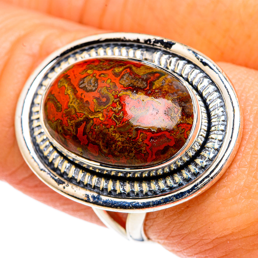 Moroccan Agate Rings handcrafted by Ana Silver Co - RING82765