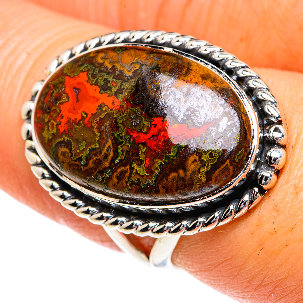 Ocean Jasper Rings handcrafted by Ana Silver Co - RING82766