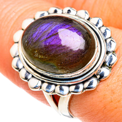 Labradorite Rings handcrafted by Ana Silver Co - RING82771