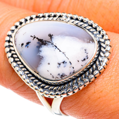 Dendritic Opal Rings handcrafted by Ana Silver Co - RING82779