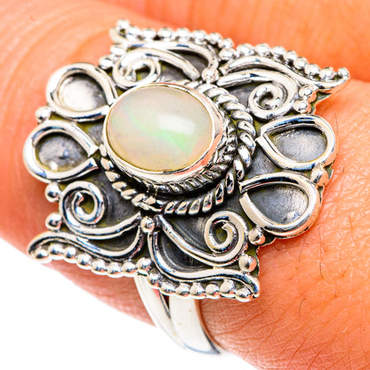 Ethiopian Opal Rings handcrafted by Ana Silver Co - RING82783