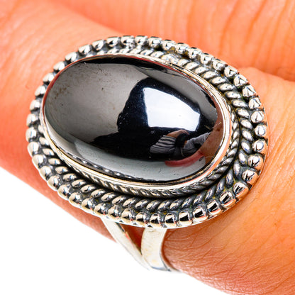 Hematite Rings handcrafted by Ana Silver Co - RING82784