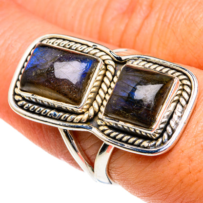 Labradorite Rings handcrafted by Ana Silver Co - RING82789