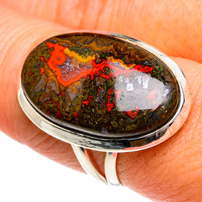 Moroccan Agate Rings handcrafted by Ana Silver Co - RING82796