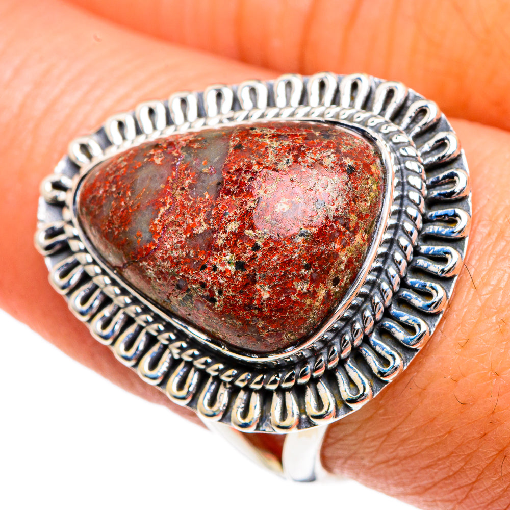 Mexican Fire Opal Rings handcrafted by Ana Silver Co - RING82801