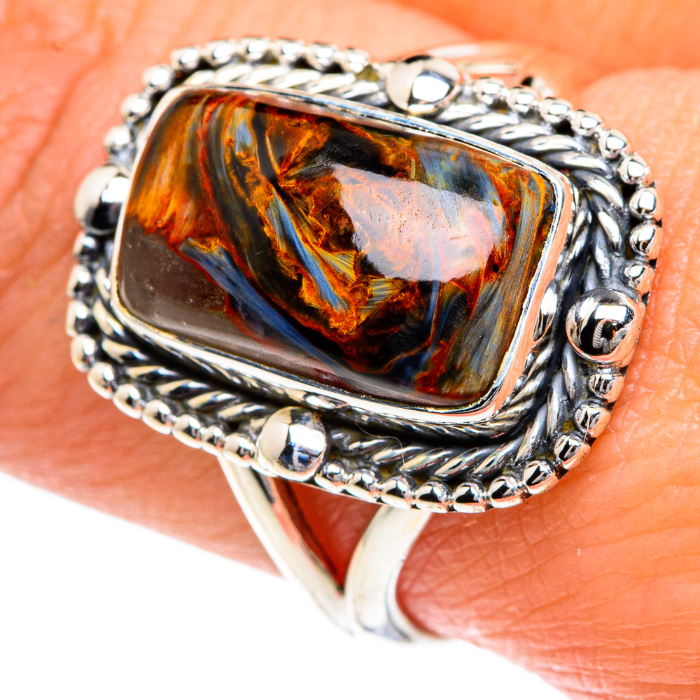 Pietersite Rings handcrafted by Ana Silver Co - RING82806