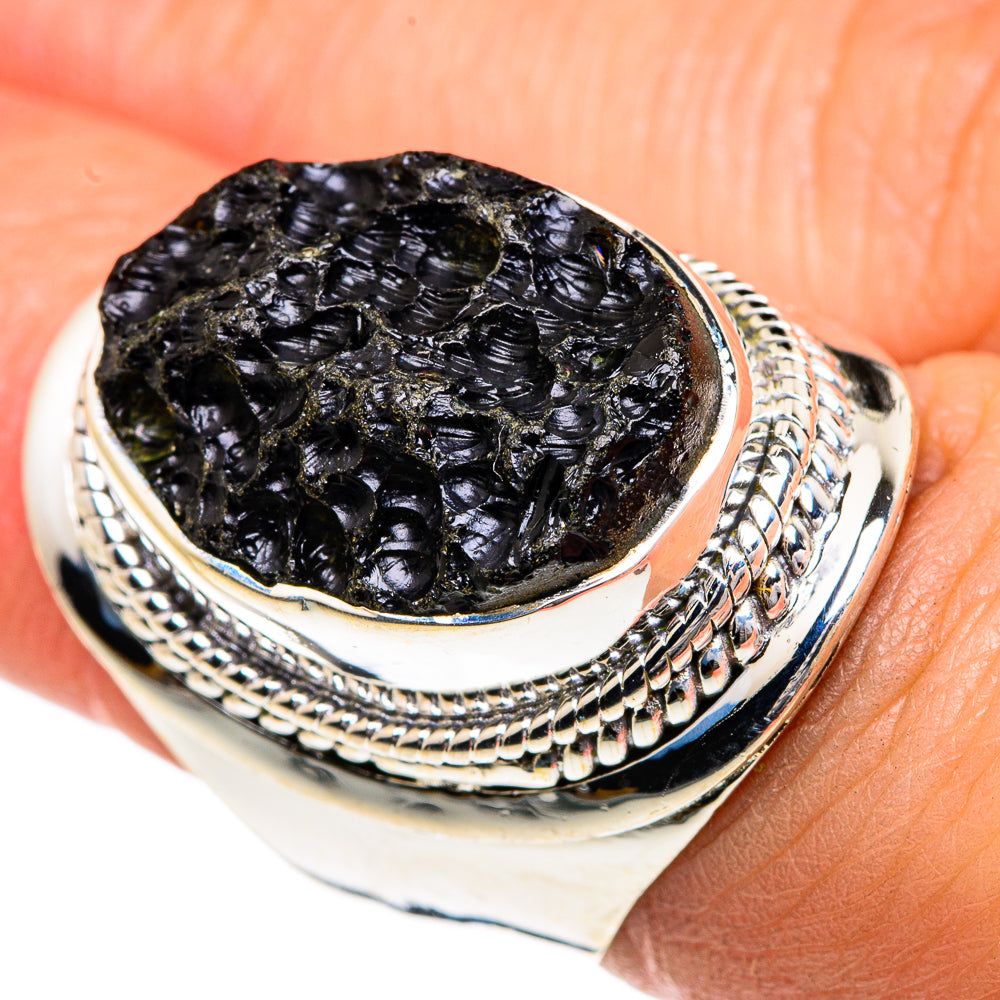 Tektite Rings handcrafted by Ana Silver Co - RING82807