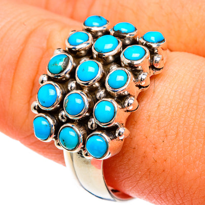 Tibetan Turquoise Rings handcrafted by Ana Silver Co - RING82818