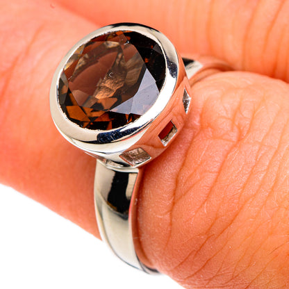 Smoky Quartz Rings handcrafted by Ana Silver Co - RING82826