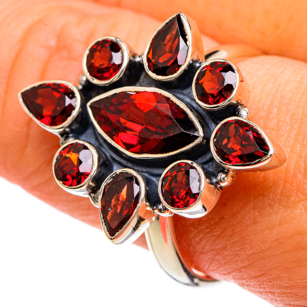 Garnet Rings handcrafted by Ana Silver Co - RING82831