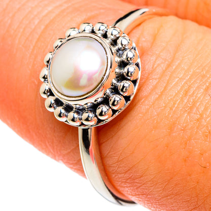 Cultured Pearl Rings handcrafted by Ana Silver Co - RING82837