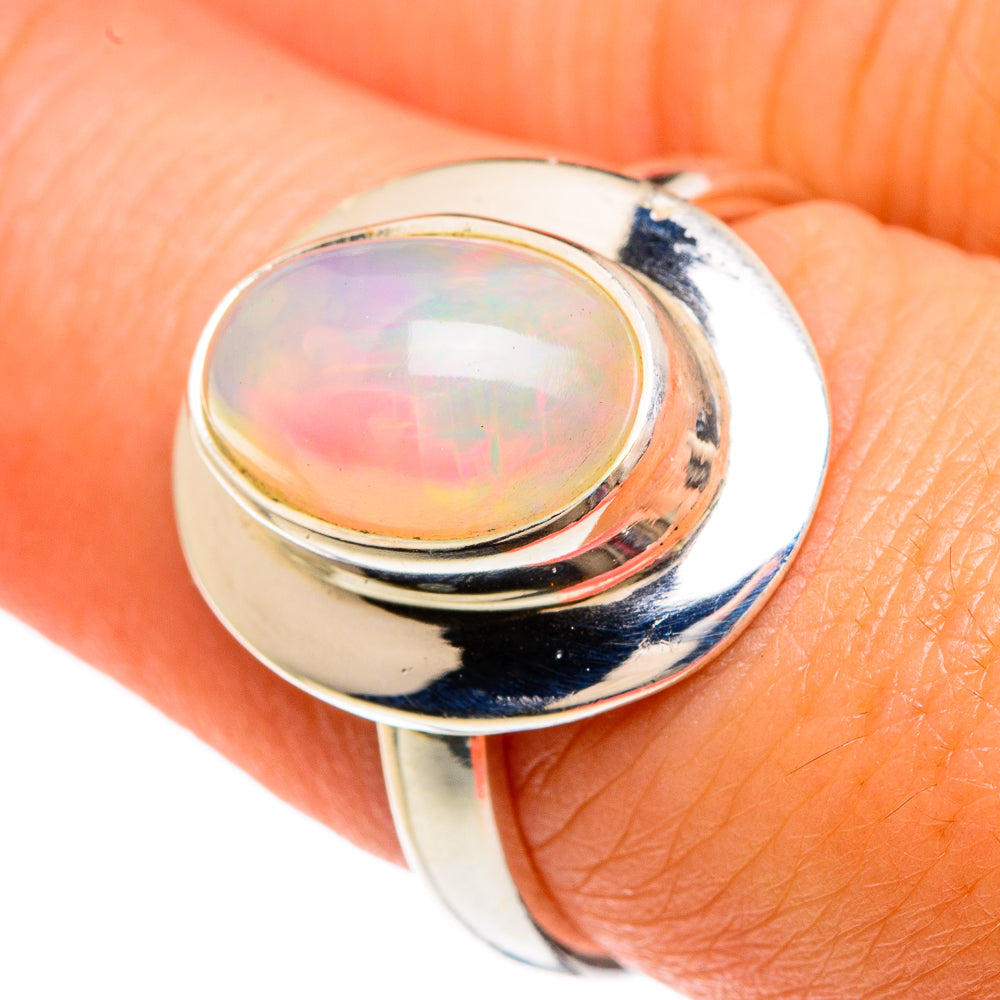 Ethiopian Opal Rings handcrafted by Ana Silver Co - RING82841