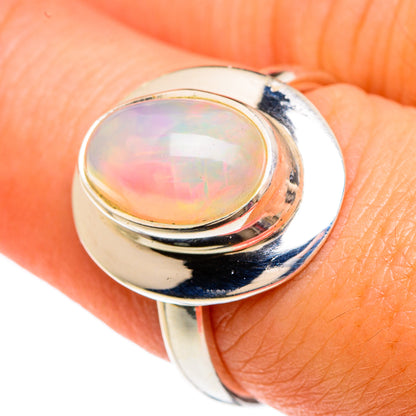 Ethiopian Opal Rings handcrafted by Ana Silver Co - RING82841