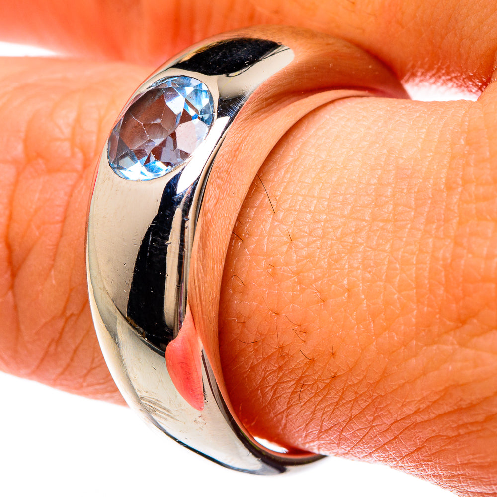 Blue Topaz Rings handcrafted by Ana Silver Co - RING82842