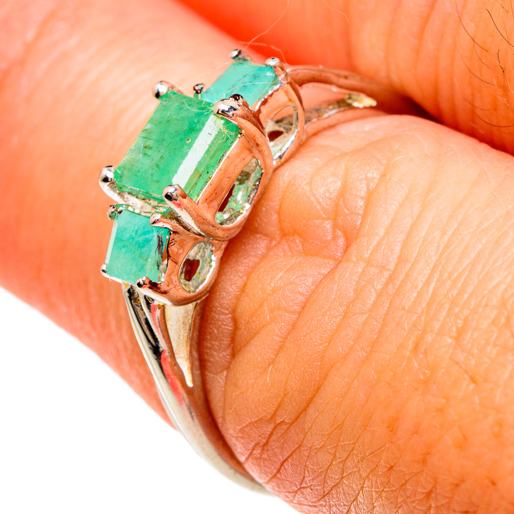 Emerald Rings handcrafted by Ana Silver Co - RING82848