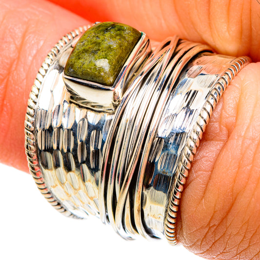 Rainforest Jasper Rings handcrafted by Ana Silver Co - RING82849