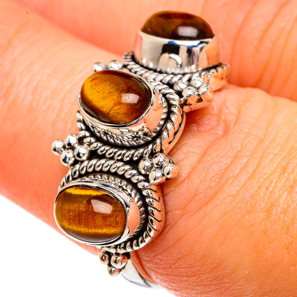 Tiger Eye Rings handcrafted by Ana Silver Co - RING82851