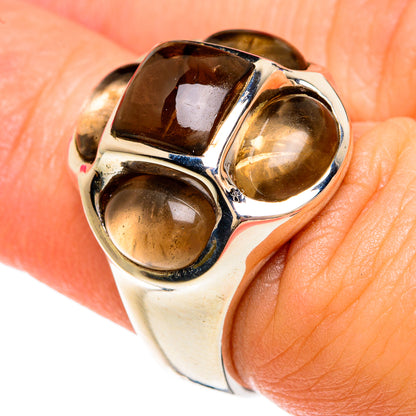 Smoky Quartz Rings handcrafted by Ana Silver Co - RING82852
