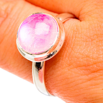 Pink Moonstone Rings handcrafted by Ana Silver Co - RING82855