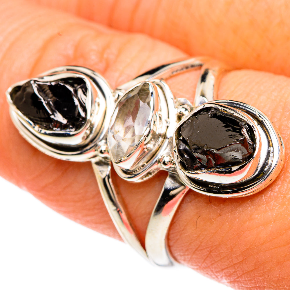 Shungite Rings handcrafted by Ana Silver Co - RING82860