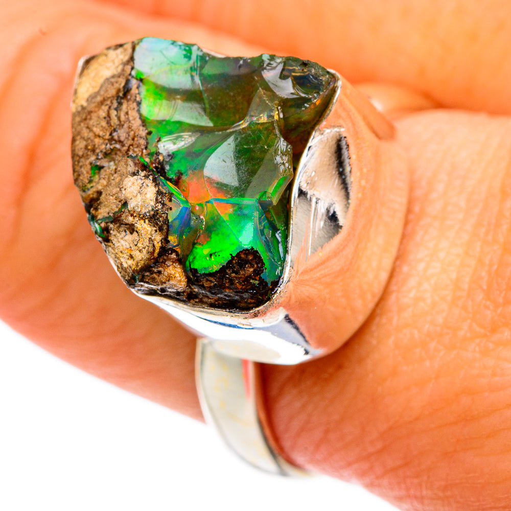 Ethiopian Opal Rings handcrafted by Ana Silver Co - RING82865