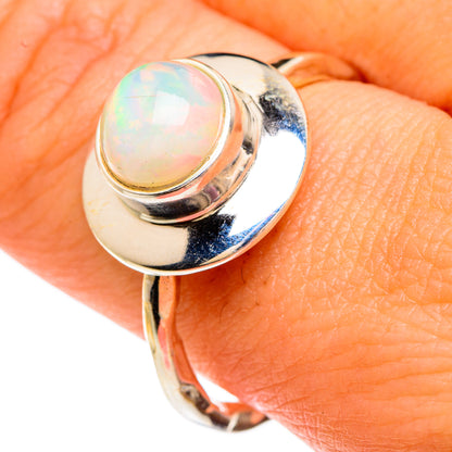 Ethiopian Opal Rings handcrafted by Ana Silver Co - RING82866
