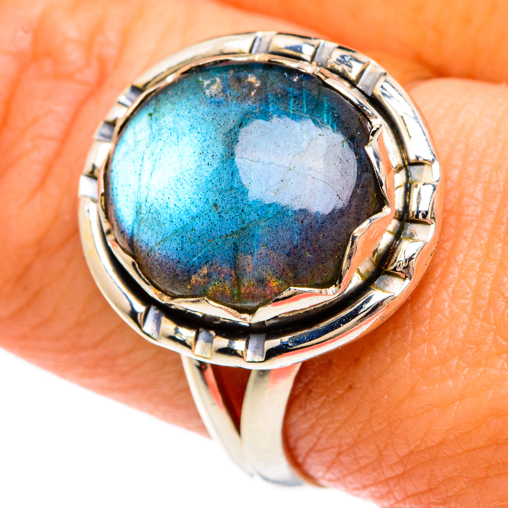 Labradorite Rings handcrafted by Ana Silver Co - RING82869