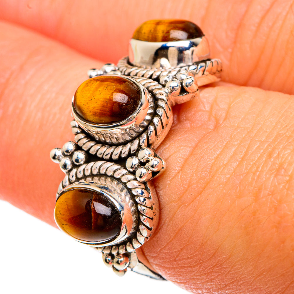 Tiger Eye Rings handcrafted by Ana Silver Co - RING82876