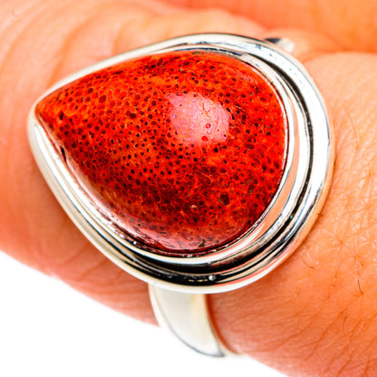 Sponge Coral Rings handcrafted by Ana Silver Co - RING82879
