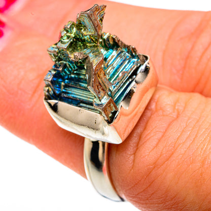 Bismuth Crystal Rings handcrafted by Ana Silver Co - RING82891