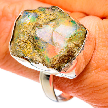 Ethiopian Opal Rings handcrafted by Ana Silver Co - RING82894