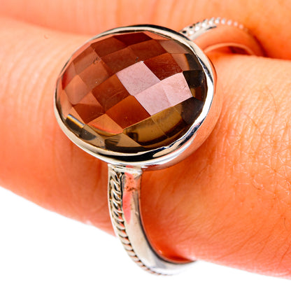 Smoky Quartz Rings handcrafted by Ana Silver Co - RING82905