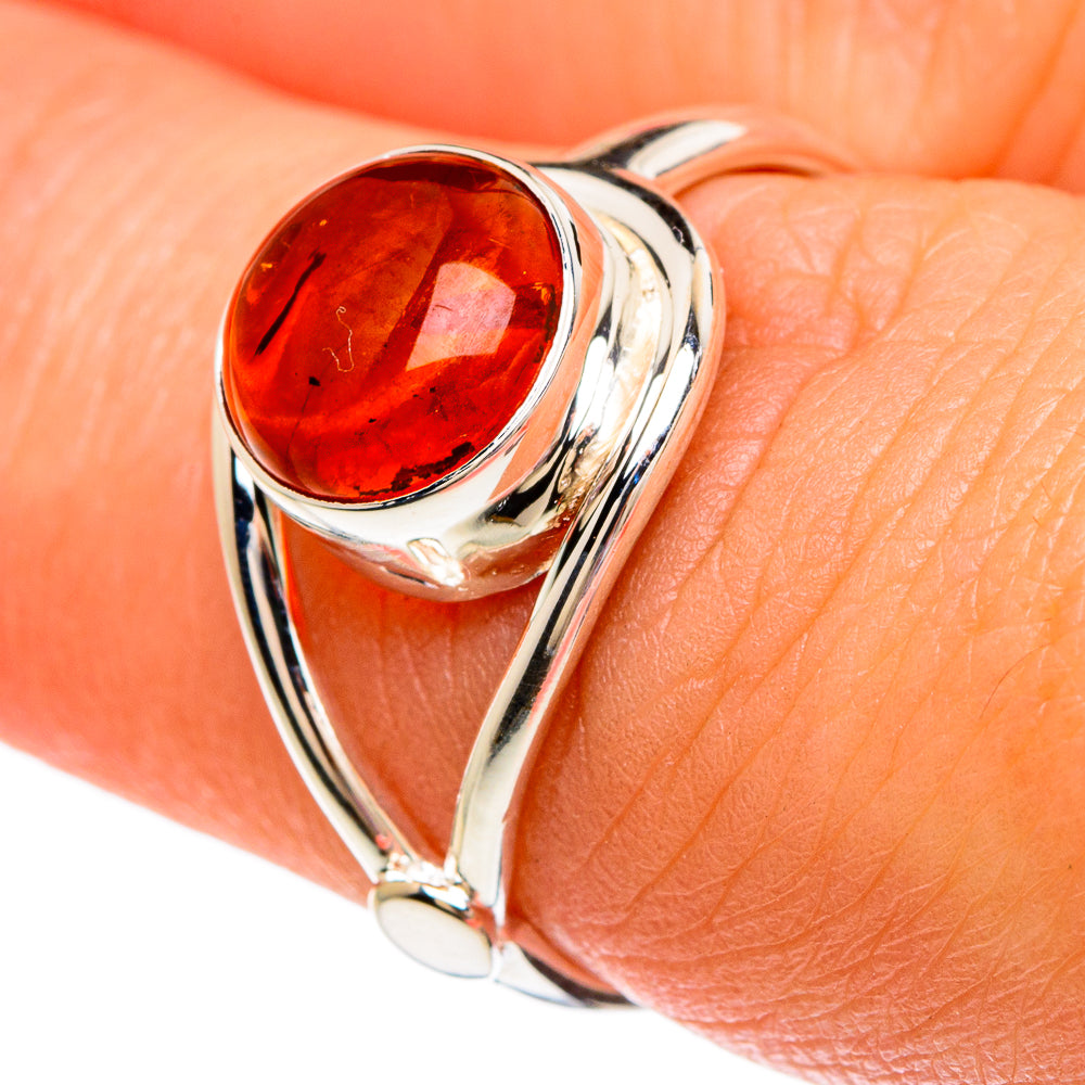Baltic Amber Rings handcrafted by Ana Silver Co - RING82909