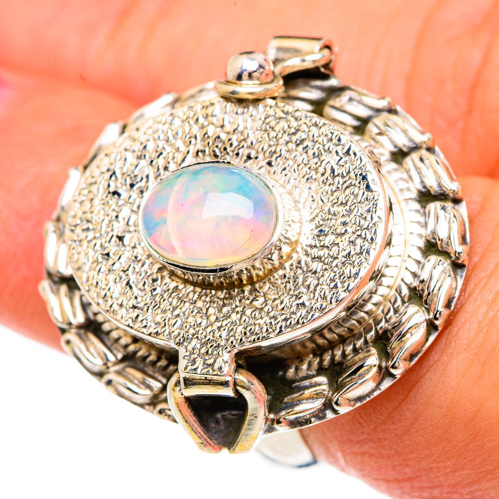 Ethiopian Opal Rings handcrafted by Ana Silver Co - RING82933