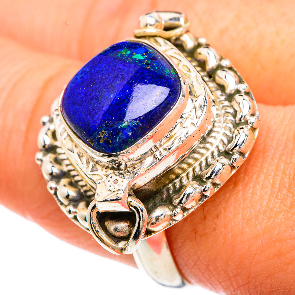 Azurite Rings handcrafted by Ana Silver Co - RING82949