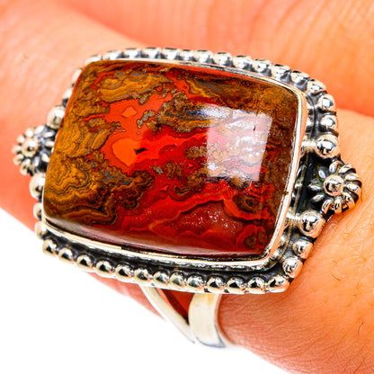 Moroccan Agate Rings handcrafted by Ana Silver Co - RING82956