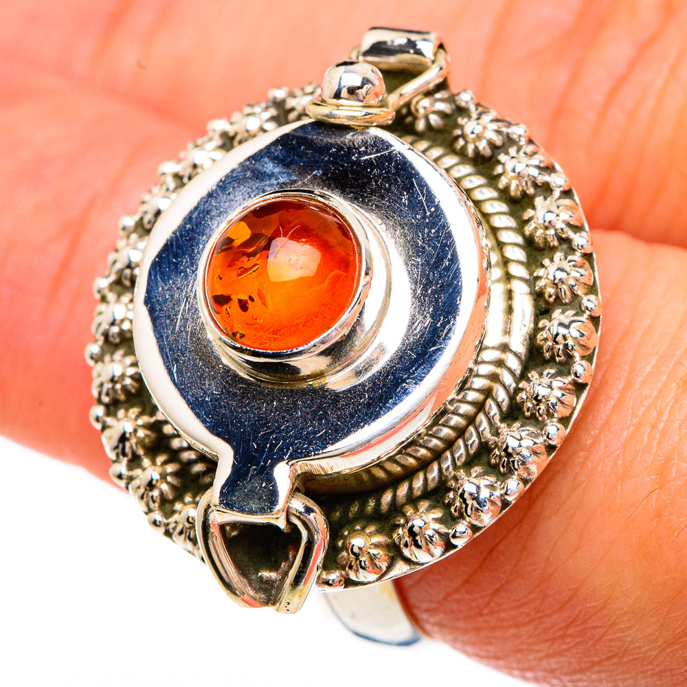 Baltic Amber Rings handcrafted by Ana Silver Co - RING82958