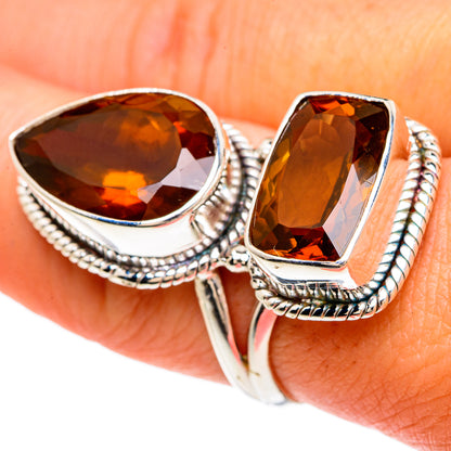 Mandarin Citrine Rings handcrafted by Ana Silver Co - RING82961