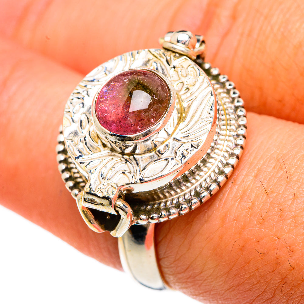Watermelon Tourmaline Rings handcrafted by Ana Silver Co - RING82962