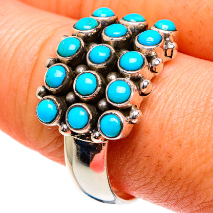 Tibetan Turquoise Rings handcrafted by Ana Silver Co - RING82965