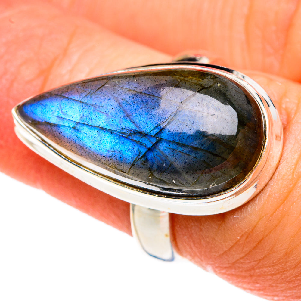 Labradorite Rings handcrafted by Ana Silver Co - RING82967
