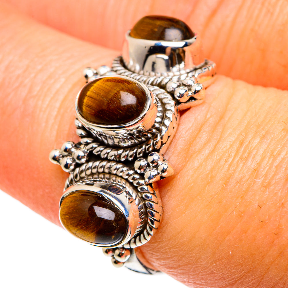 Tiger Eye Rings handcrafted by Ana Silver Co - RING82976