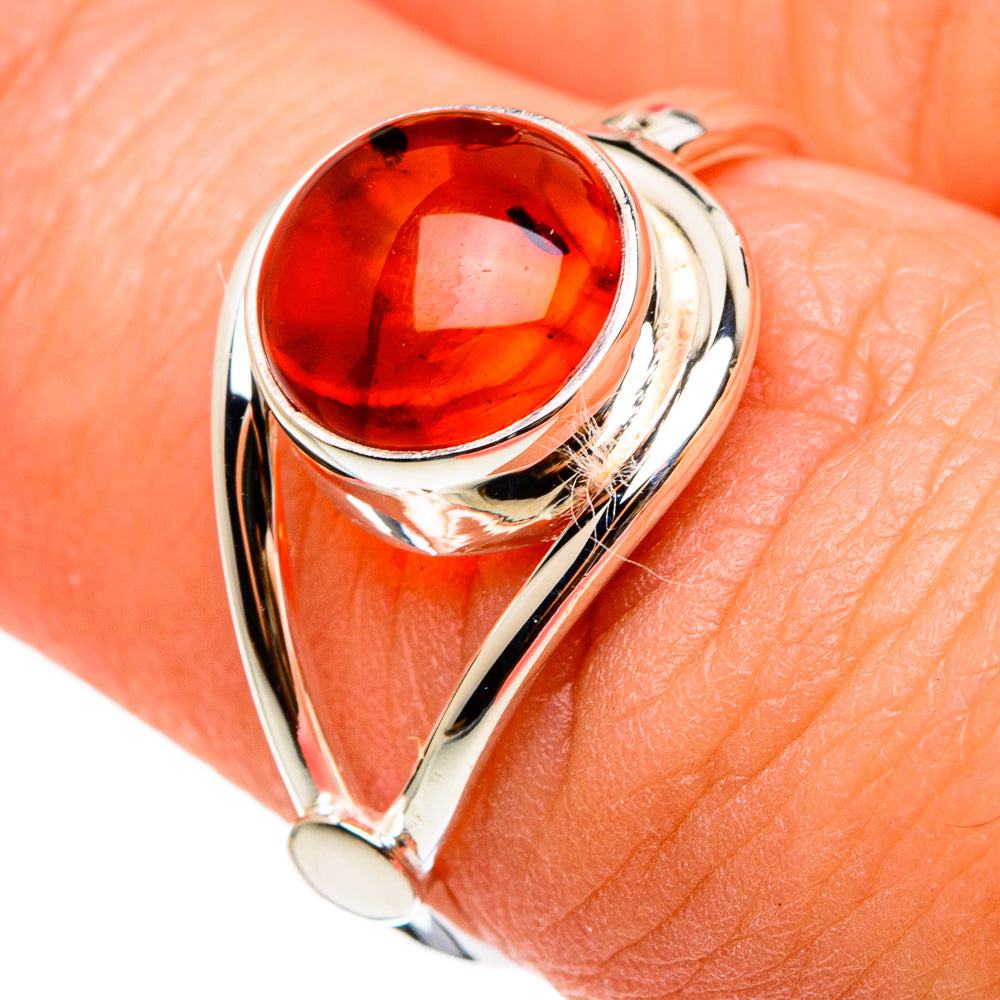 Baltic Amber Rings handcrafted by Ana Silver Co - RING82981