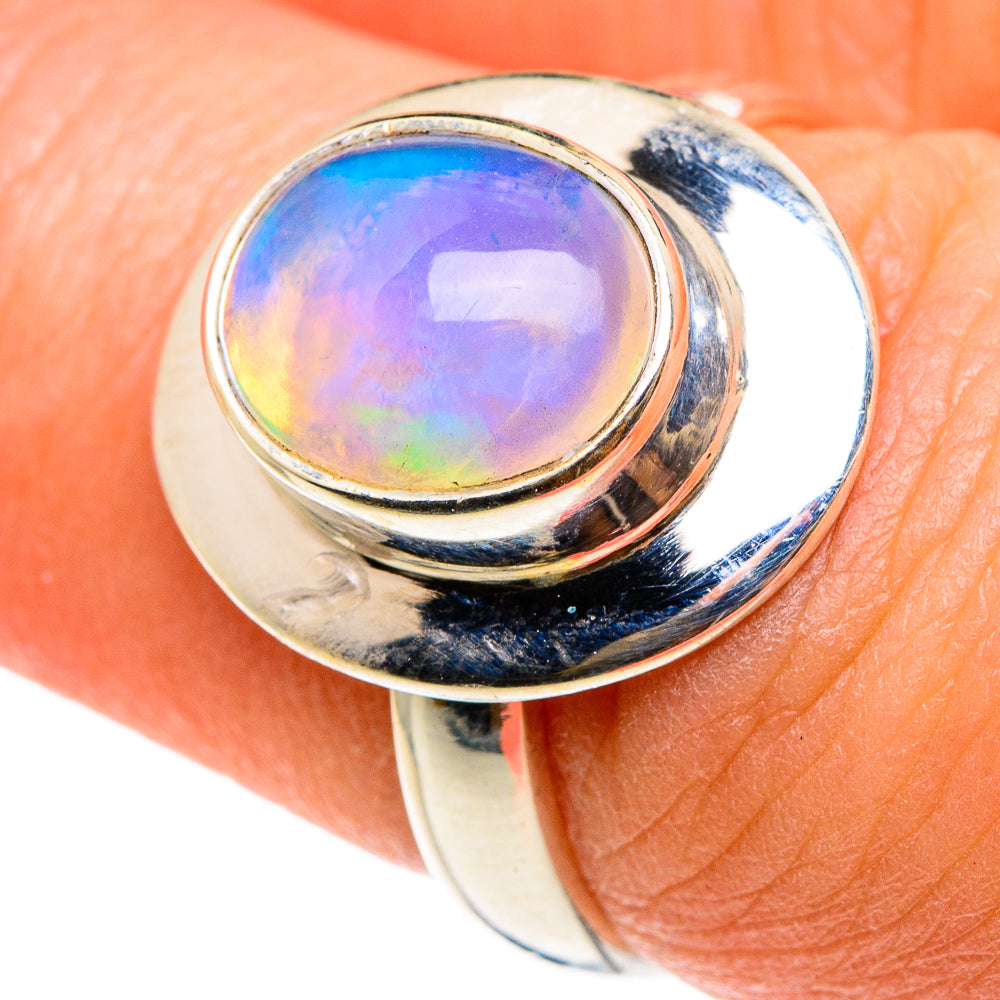 Ethiopian Opal Rings handcrafted by Ana Silver Co - RING82996